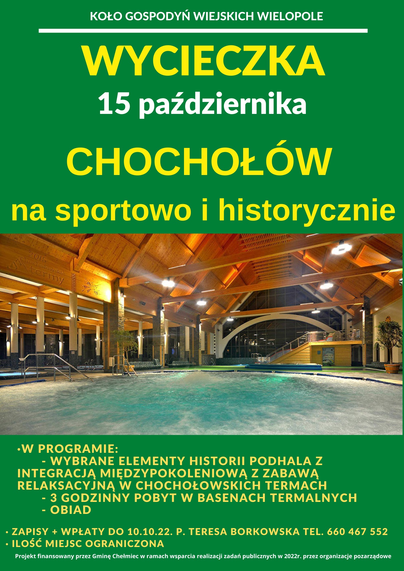 Autokarowa wycieczka „Chochołów na sportowo i historycznie”