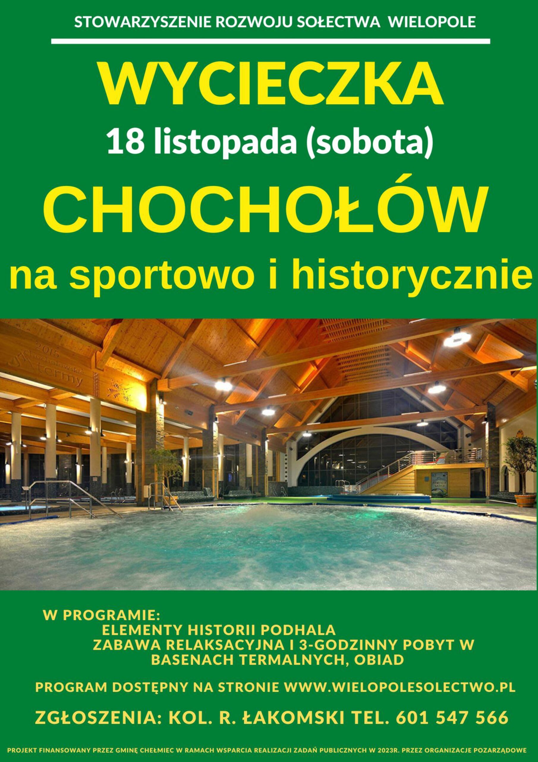 „Chochołów – na sportowo i historycznie” – zaproszenie na wycieczkę