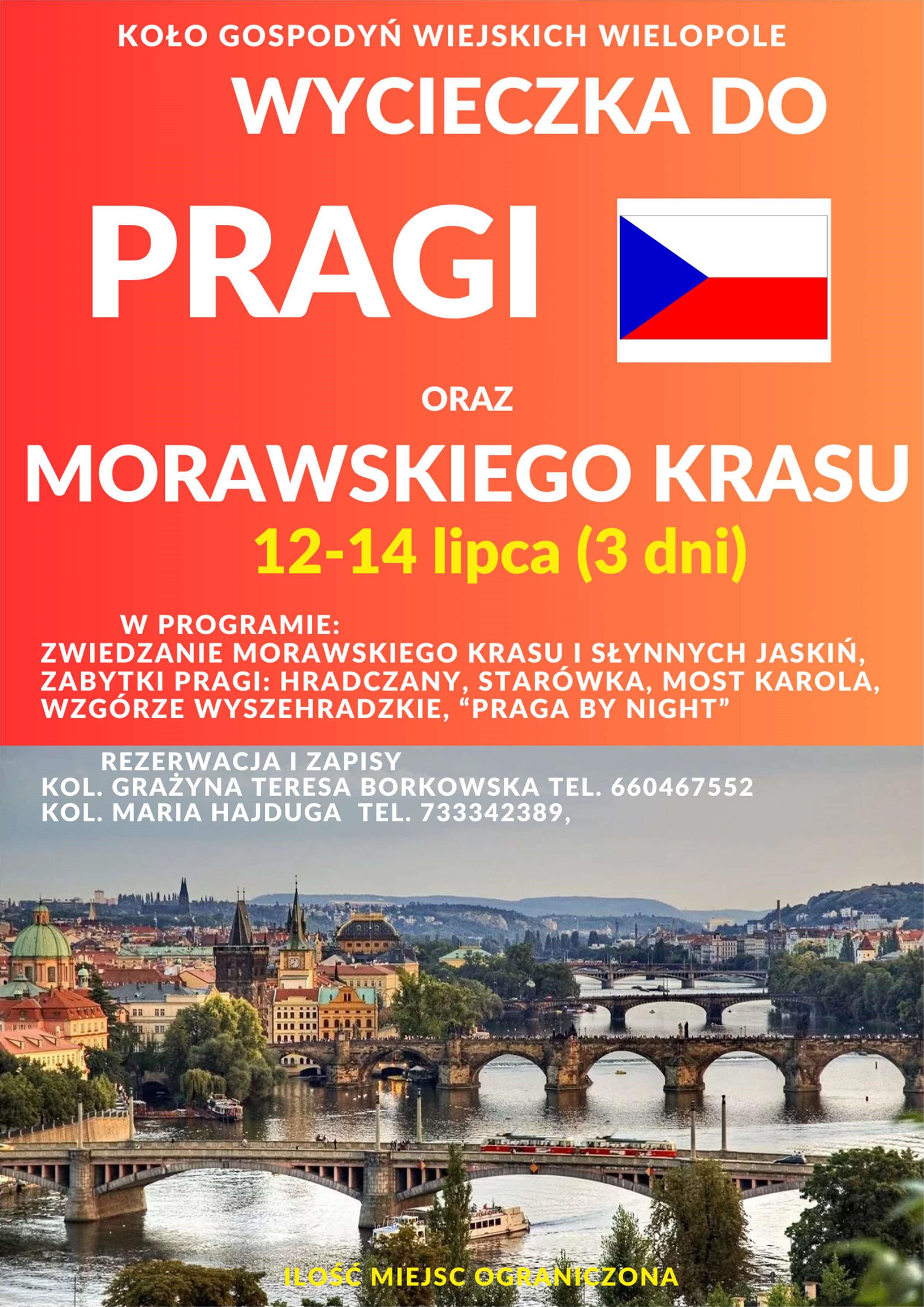 3 – dniowa wycieczka do Pragi – zaproszenie na wycieczkę