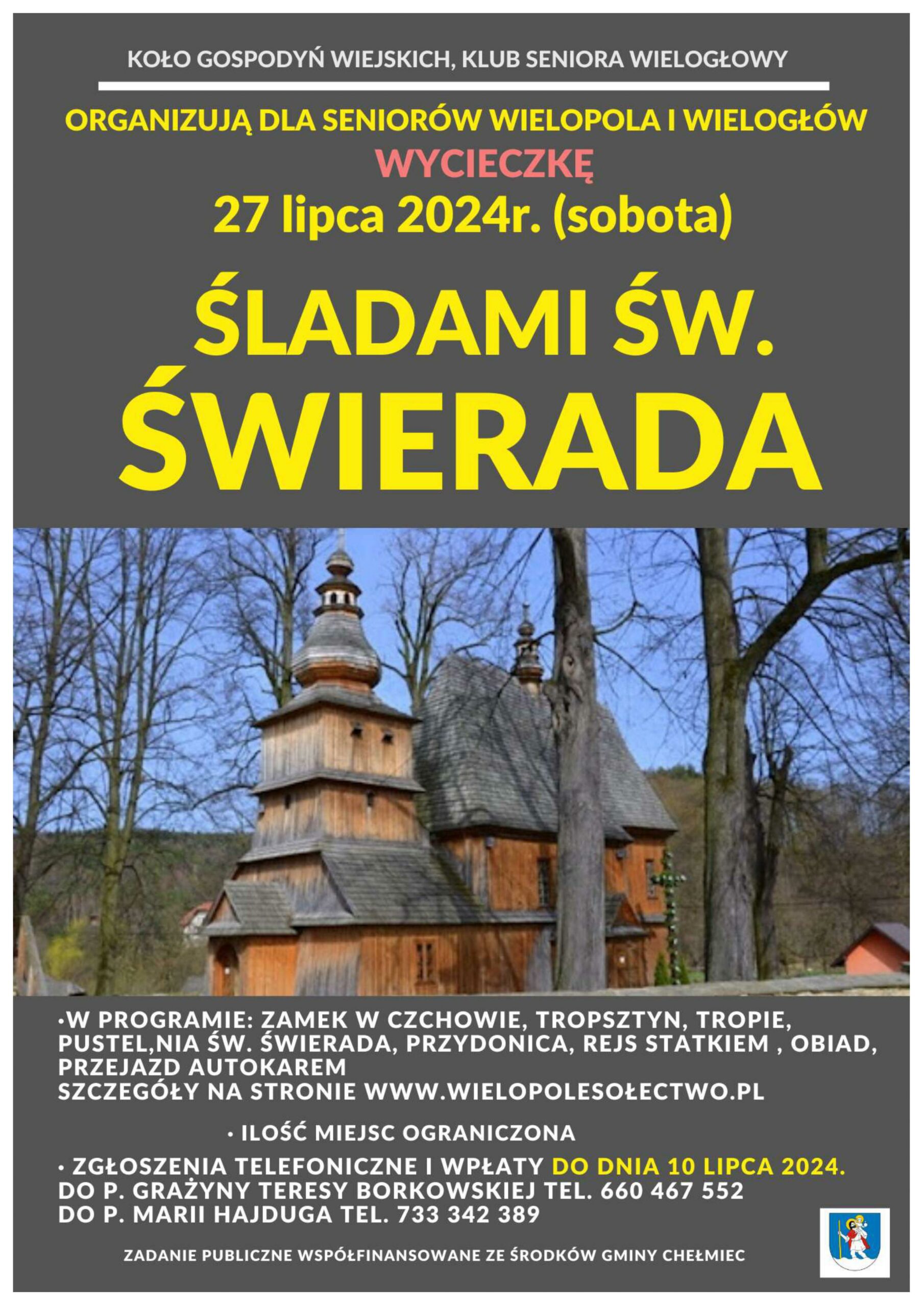 Śladami św. Świerada – Tropie – zaproszenie na wycieczkę