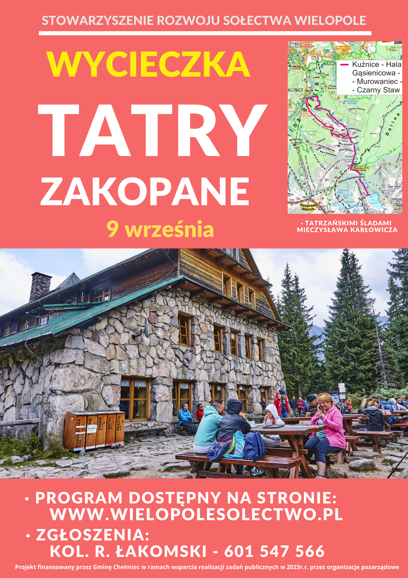 Tatrzańskimi śladami Mieczysława Karłowicza – zaproszenie na wycieczkę